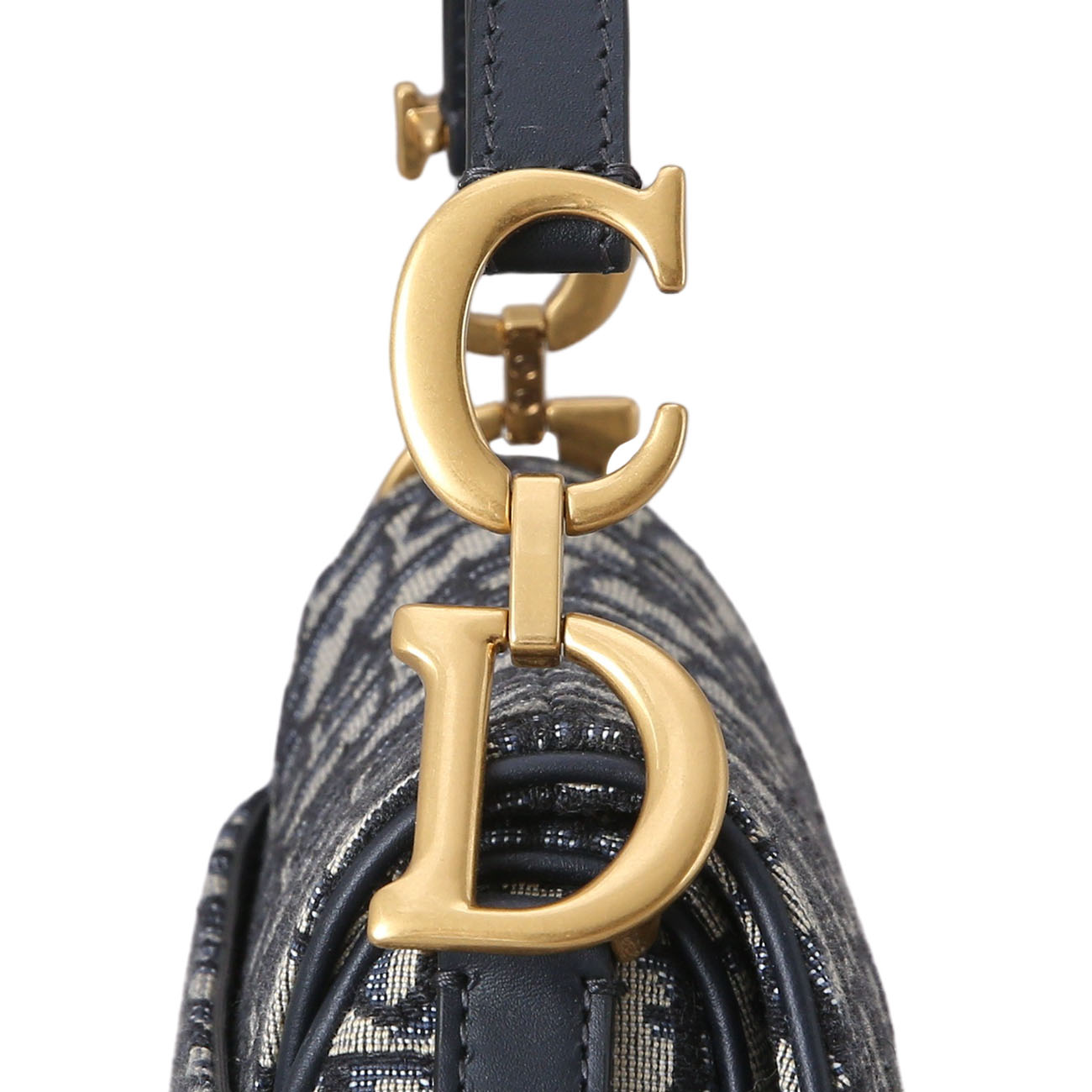 CHRISTIAN DIOR(USED)크리스찬디올 오블리크 새들백 미니